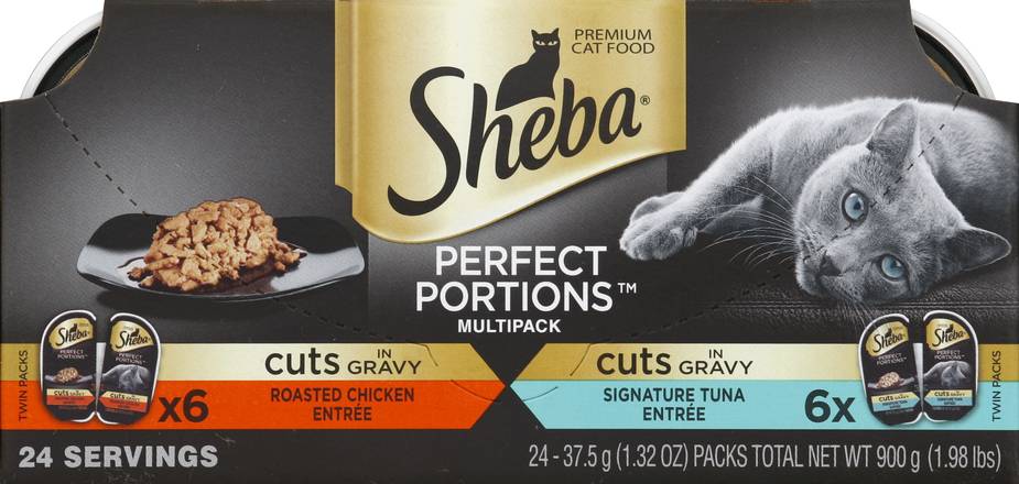 Sheba Perfect Portions Cuts in Gravy Multipack Premium Cat Food (24 x 1.32 oz)