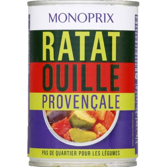 Monoprix Ratatouille Provençale La Boîte De 375 G