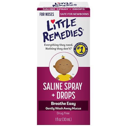 Little Remedies Saline Spray and Drops - 1.0 fl oz