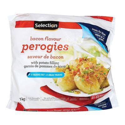 Selection Frozen Bacon Flavoured Perogies (31-35 un - 1 kg)
