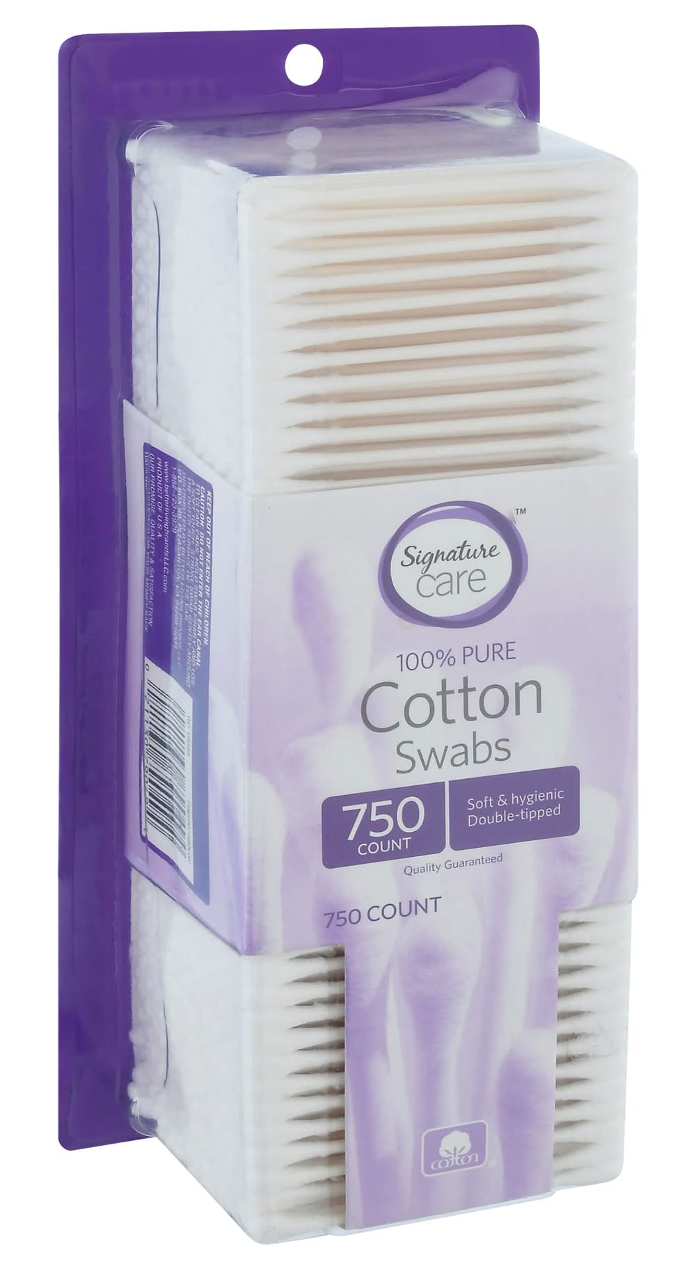 Signature Care 100% Pure Cotton Swabs (11.7 oz)