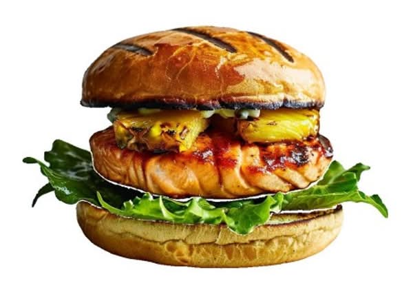 Hawaiian Salmon Sandwich