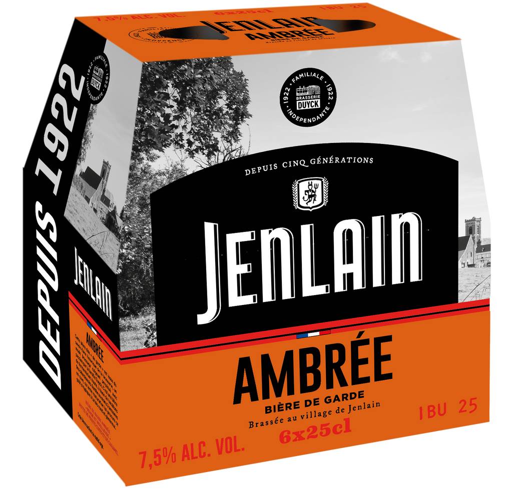 Jenlain - Bière de garde ambrée (6 pièces, 250 ml)