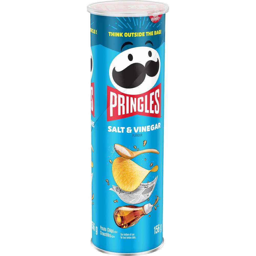 Pringles Salt & Vinegar Flavoured Potato Chips