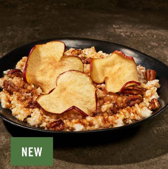 NEW Steel Cut Oatmeal with Apples & Pecans