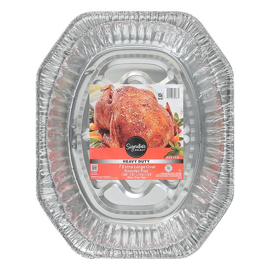 Signature Select Roaster Pan Heavy Duty Oval Extra Large With Handle 1  Count - Each - Vons