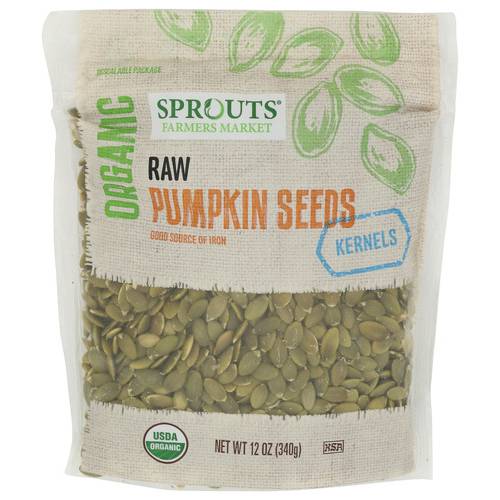 Sprouts Organic Raw Pumpkin Seed Kernels