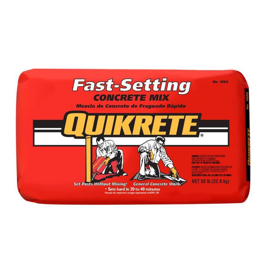 QUIKRETE 50-lb Fast Setting Concrete Mix | 100450