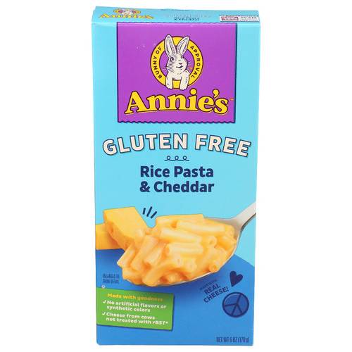 Annie's Homegrown Gluten Free Rice Pasta & Cheddar