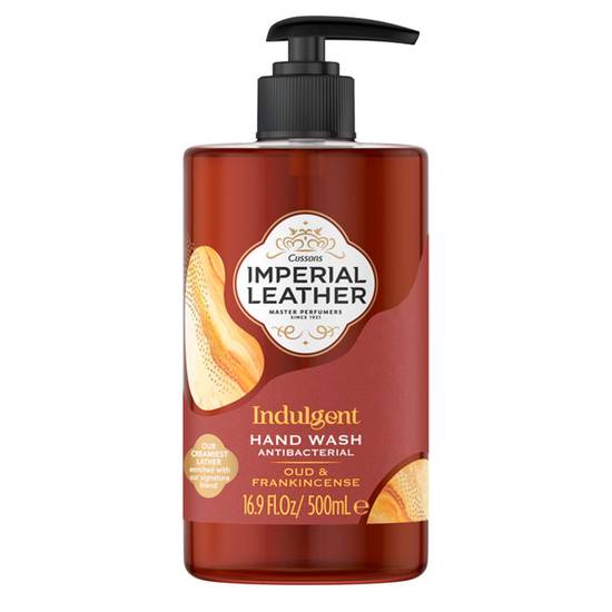 IMPERIAL LEATHER Indulgent Hand Wash Antibacterial Oud & Frankincense 500ml