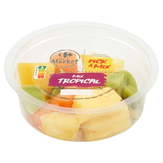 Carrefour The Market Pick & Mix Vers Gesneden Mix Tropical 120 g