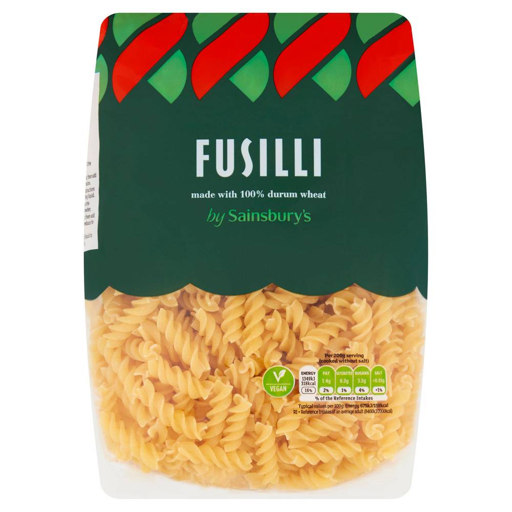 Sainsbury's Fusilli pasta 1kg