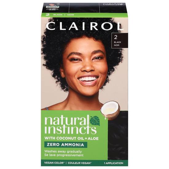 Clairol Natural Instincts Hair Color, Black 2