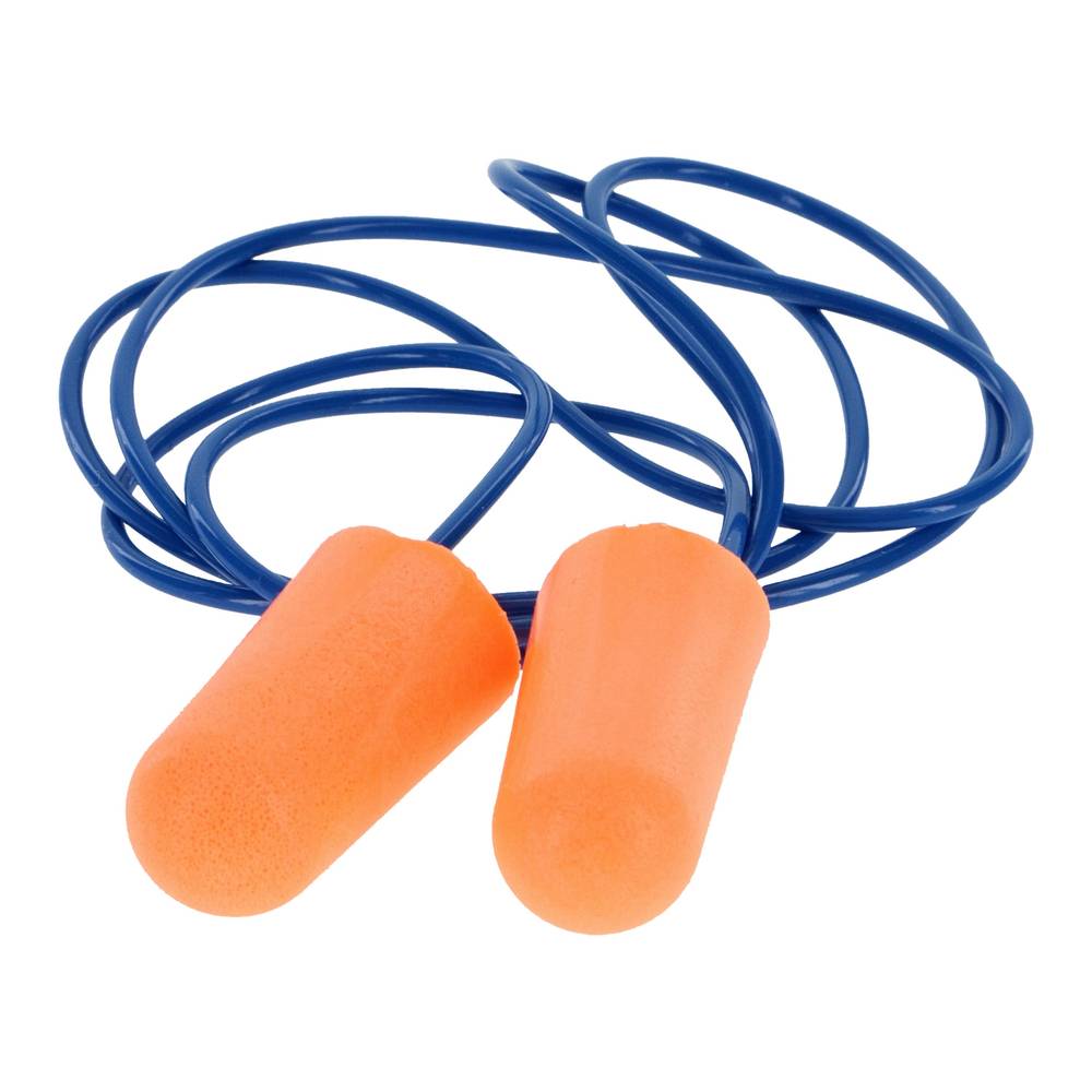 HEAROS 80-Pack Disposable Corded Hearing Protection Earplugs 32 dB Noise Reduction Rating | 92351-80P