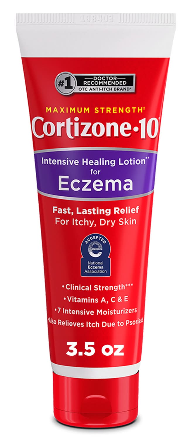 Cortizone-10 Maximum Strength Intensive Healing Itch Relief Lotion For Eczema (3.5 oz)
