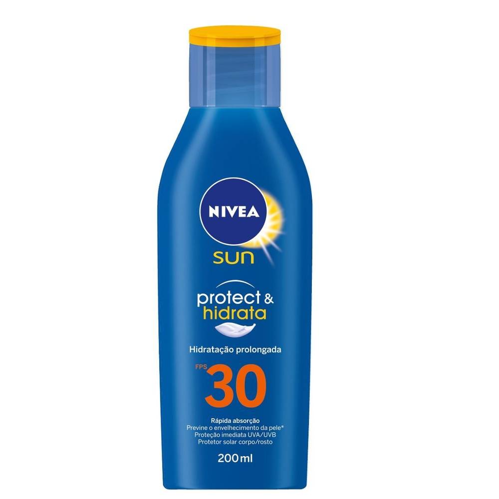 Nivea protetor solar protect & hidrata fps30 5 em 1 (200 ml)
