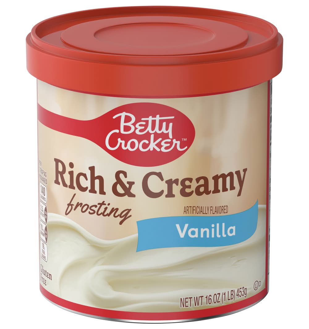 Betty Crocker Rich & Creamy Frosting, Vanilla (16 oz)