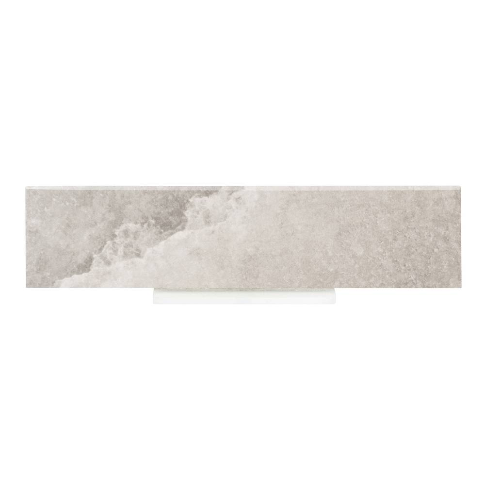 allen + roth Danish Limestone Gray 3-in x 12-in Matte Porcelain Stone Look Floor and Wall Tile (0.22-sq. ft/ Piece) | 1103688