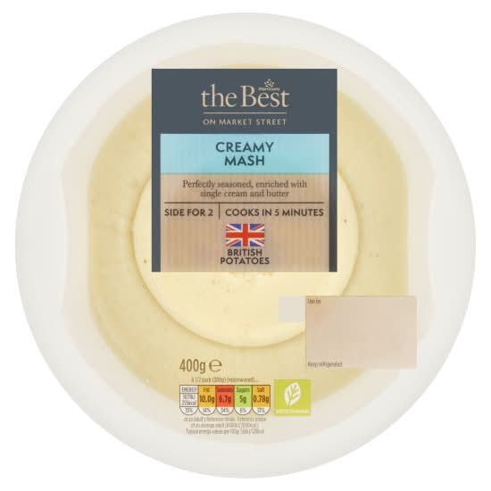 Morrisons The Best Creamy Maris Piper Mash (400g)