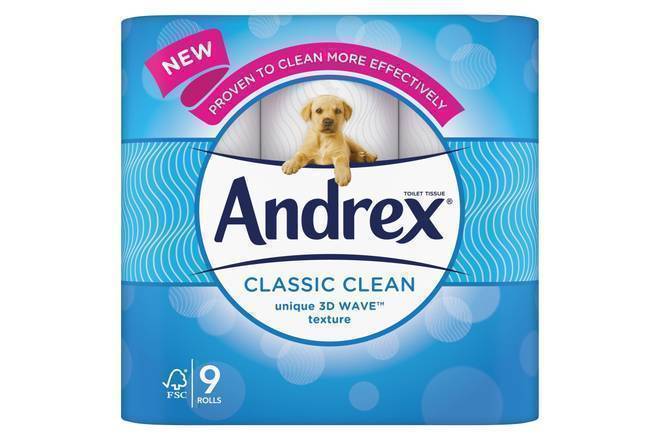 Andrex Classic Clean White 9pk