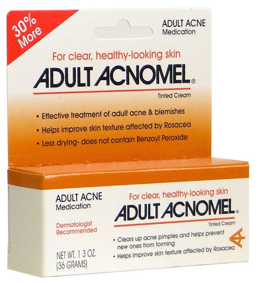 Adult Acnomel Adult Acne Medication Tinted Cream (1.3 oz)