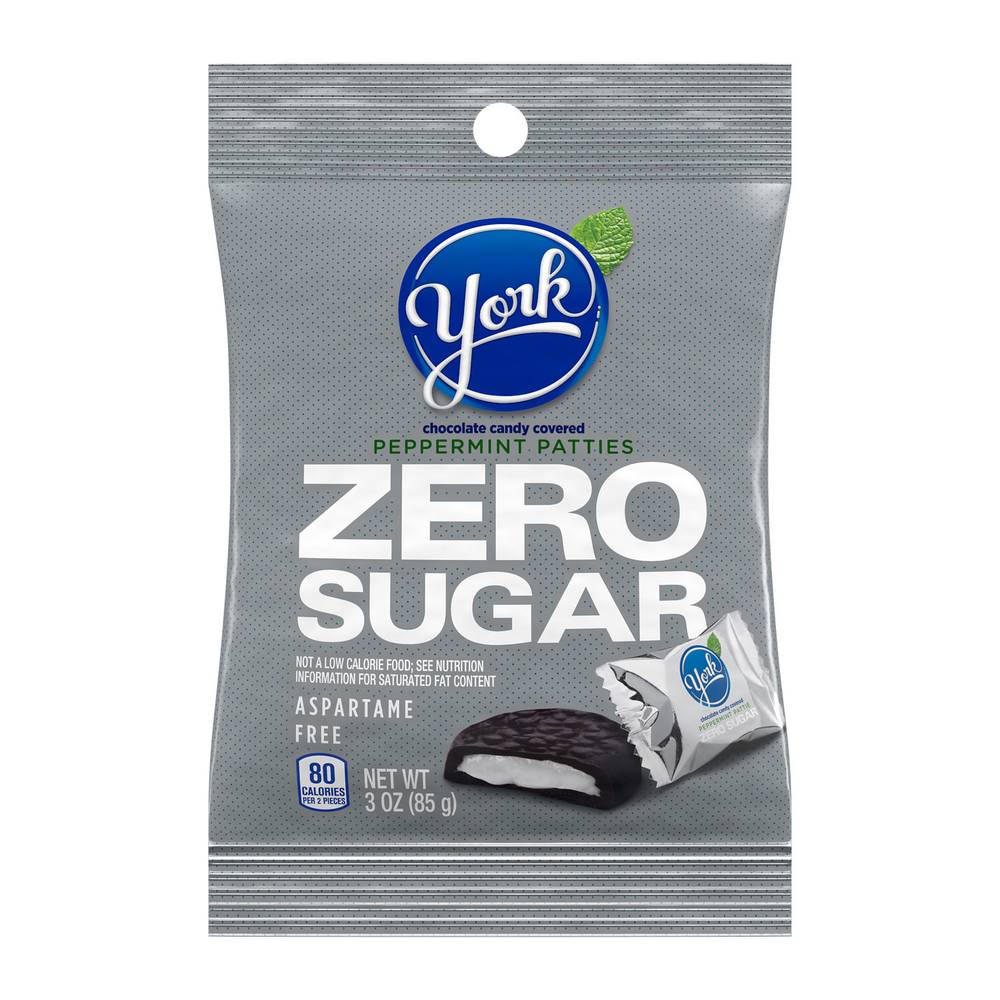 York Sugar Free Dark Chocolate Covered Peppermint Patties (3 oz)