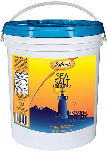 Roland - Fine Sea Salt - 12.5 Kg tub (1 Unit per Case)