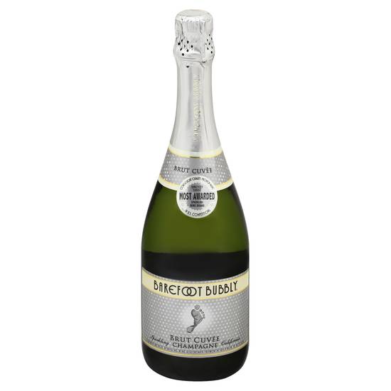Barefoot Bubbly Brut Cuvee Champagne Sparkling Wine (750 ml)
