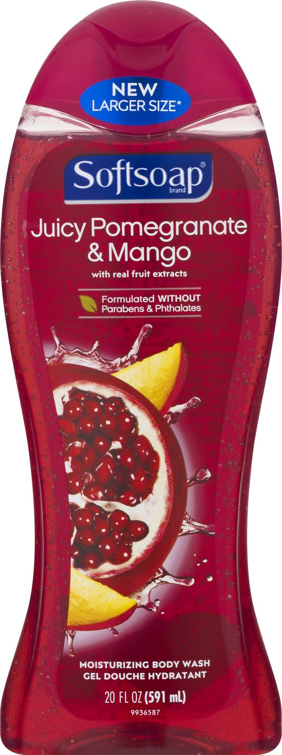 Softsoap Juicy Pomegranate & Mango Moisturizing Body Wash