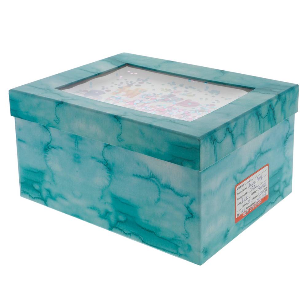 Large Gift Box W/Sequin