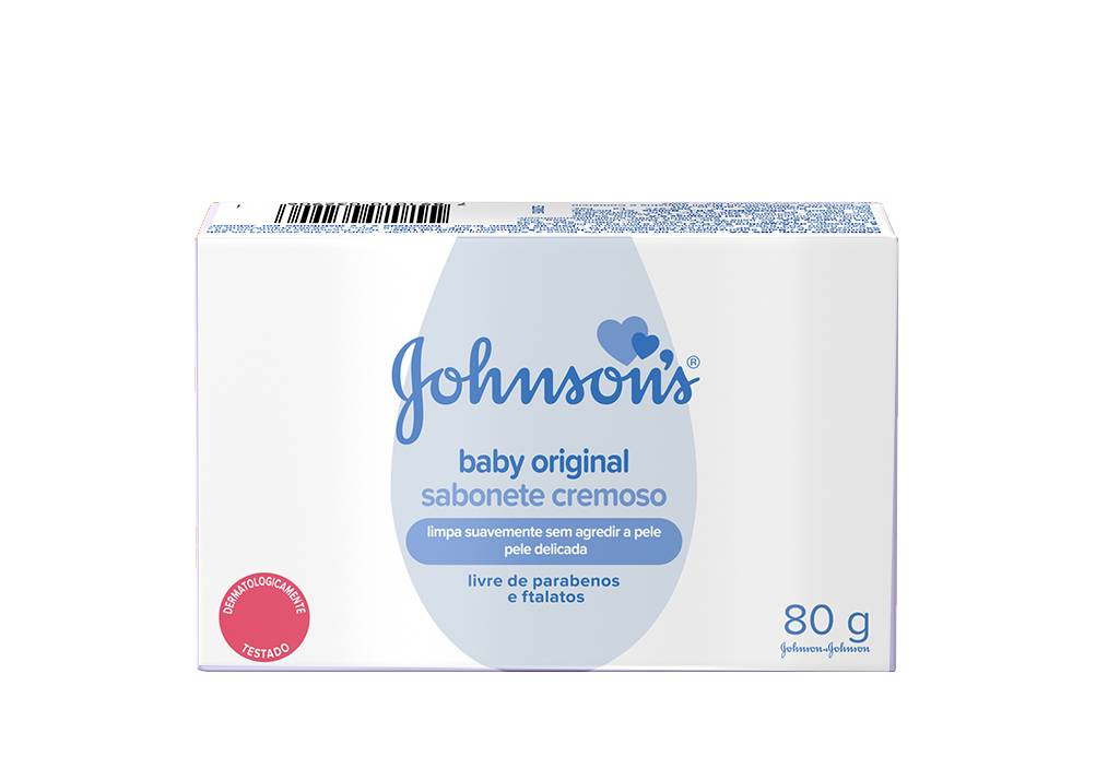 Johnson's baby sabonete em barra suave (80 g)