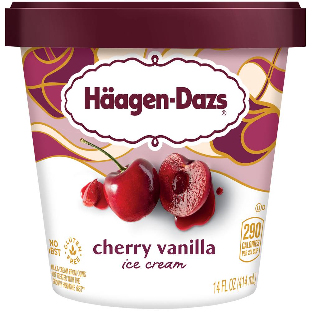 Häagen-Dazs Cherry Vanilla Ice Cream