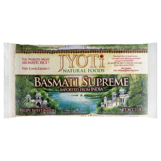 Jyoti Basmati Supreme Rice (2 lbs)