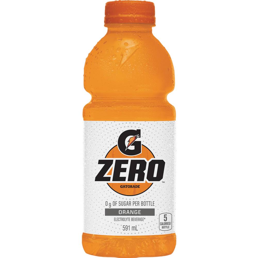 Gatorade G Zero Orange Electrolyte Beverage (591 ml)