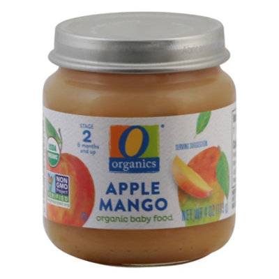 O Organics Baby Food Apple Mango - 4 Oz