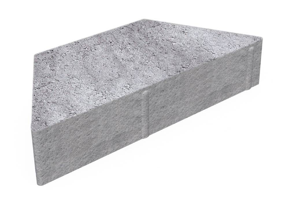 Oldcastle 12-in L x 5-in W x 2-in H Trapezoid Rio Blend Concrete Patio Stone | 10996061