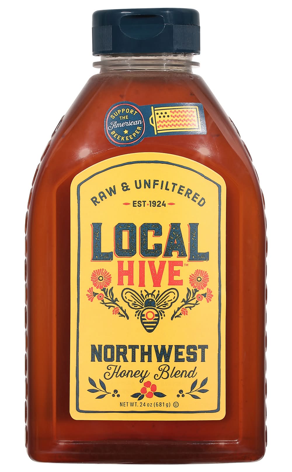 Local Hive Northwest Raw & Unfiltered Honey (24 oz)