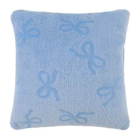 Embossed Pillow 17inx17in Bow