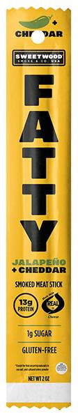 Sweetwood Fatty Jalapeño Cheddar Smoked Meat Stick 2oz