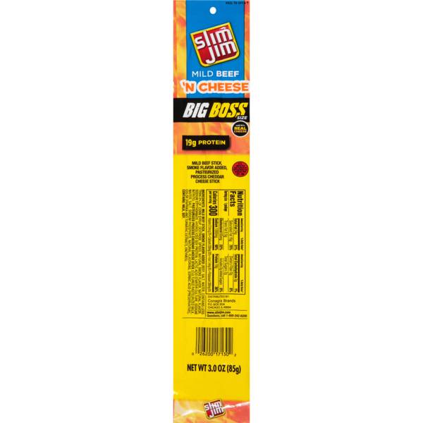 Slim Jim Beef N Cheese Meat Stick 3oz