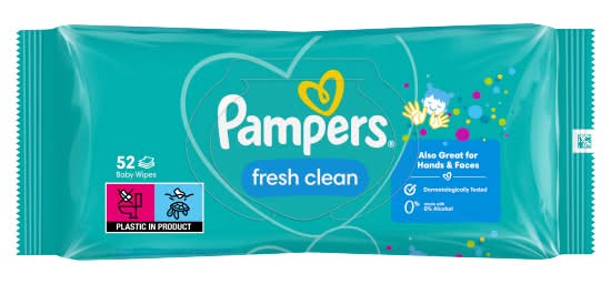 Pampers Fresh Clean Baby Wipes (52 pack)