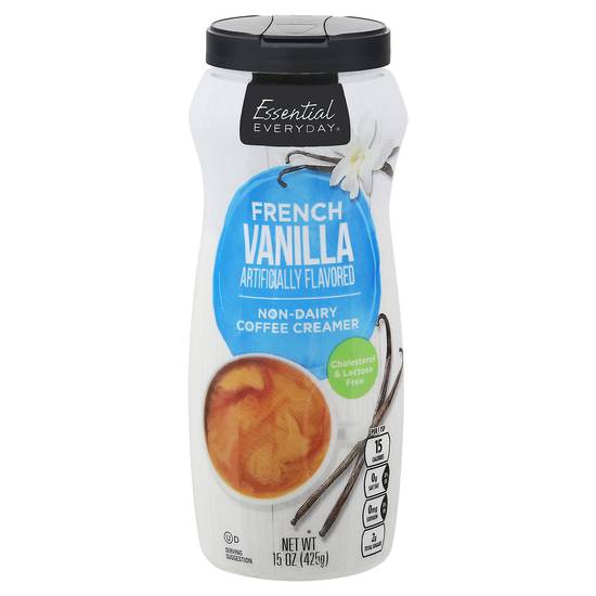 Essential Everyday Non-Dairy French Vanilla Coffee Creamer (15 oz)