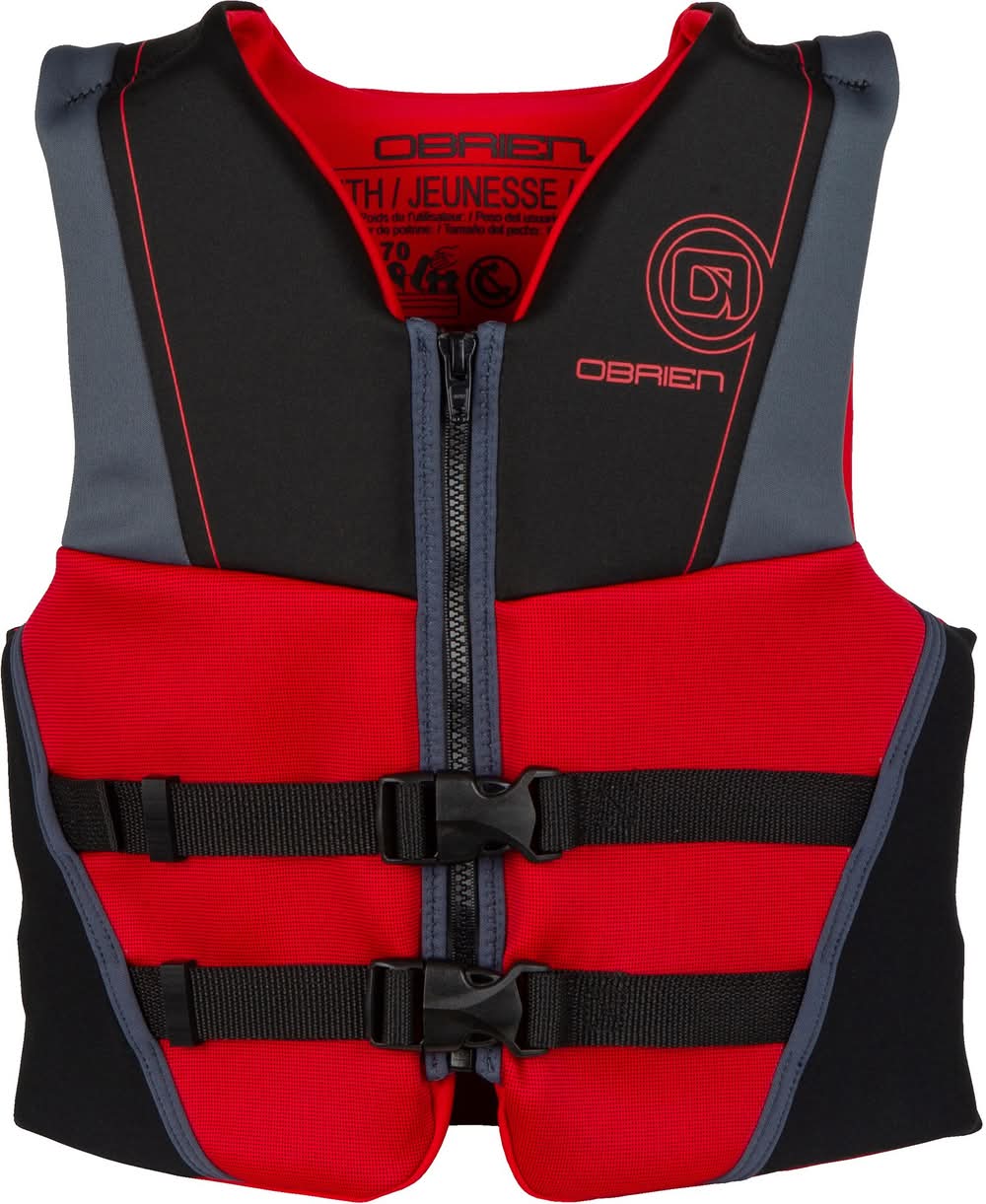O'Brien Youth Neoprene Life Vest (Red, No Size)