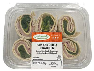 Signature Cafe Ham & Gouda Pinwheel 6 Count - 7.39 Oz