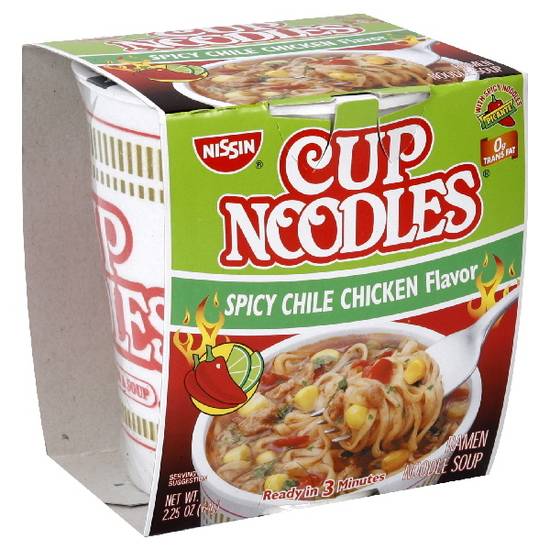 Nissin Cup Noodles Spicy Chile Chicken Flavor Ramen Soup (2.25 oz)