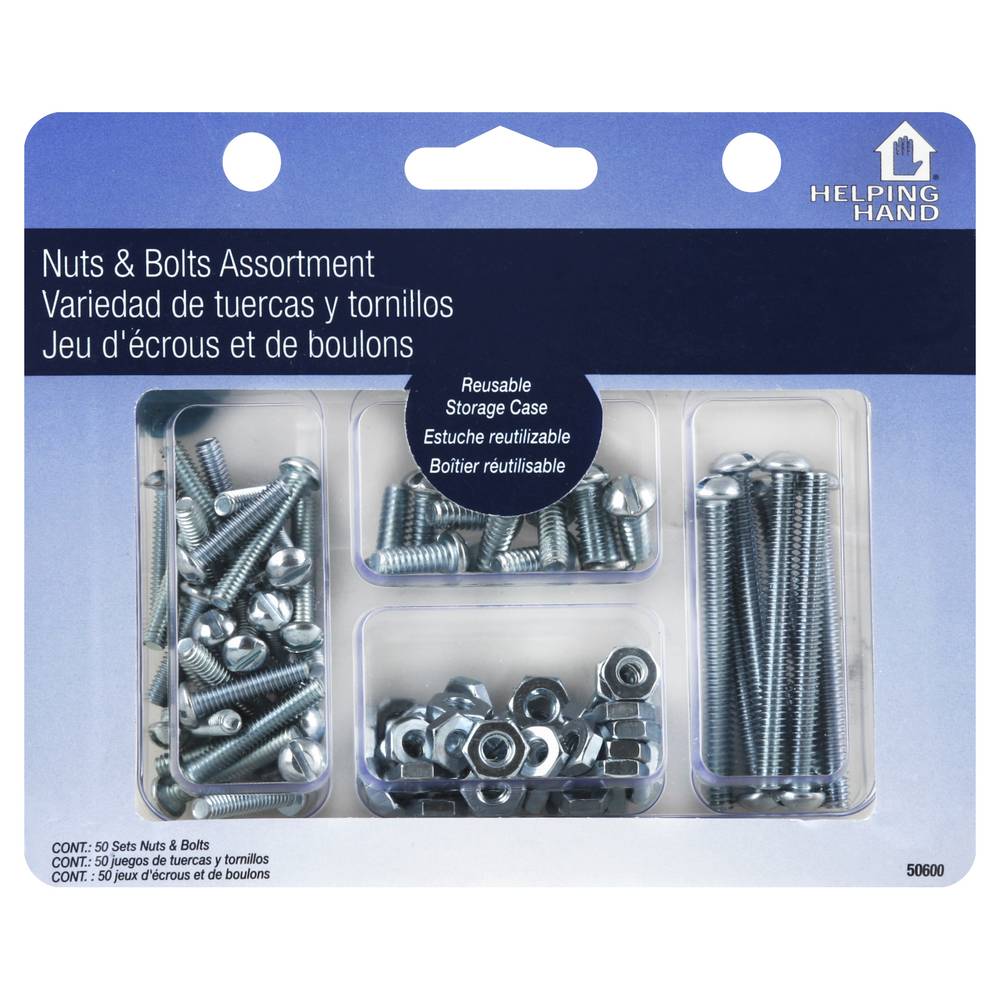 Helping Hand Nuts & Bolts Assortment (50 ct)