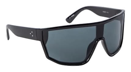 Juniors Retro Shield Sunglasses Black