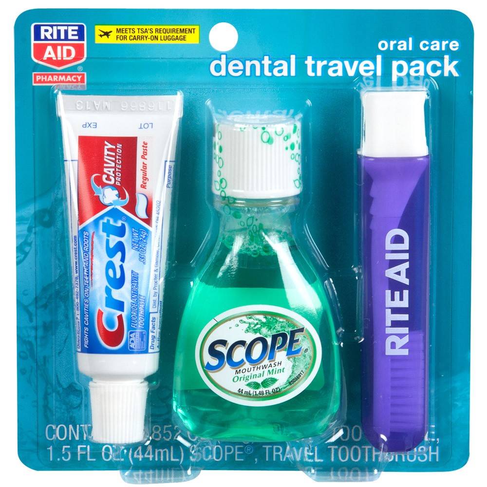 Rite Aid Dental Travel pack (mint)