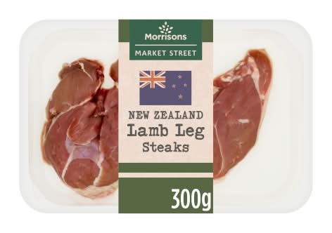 Morrisons Boneless Lamb Leg Steaks (300g)