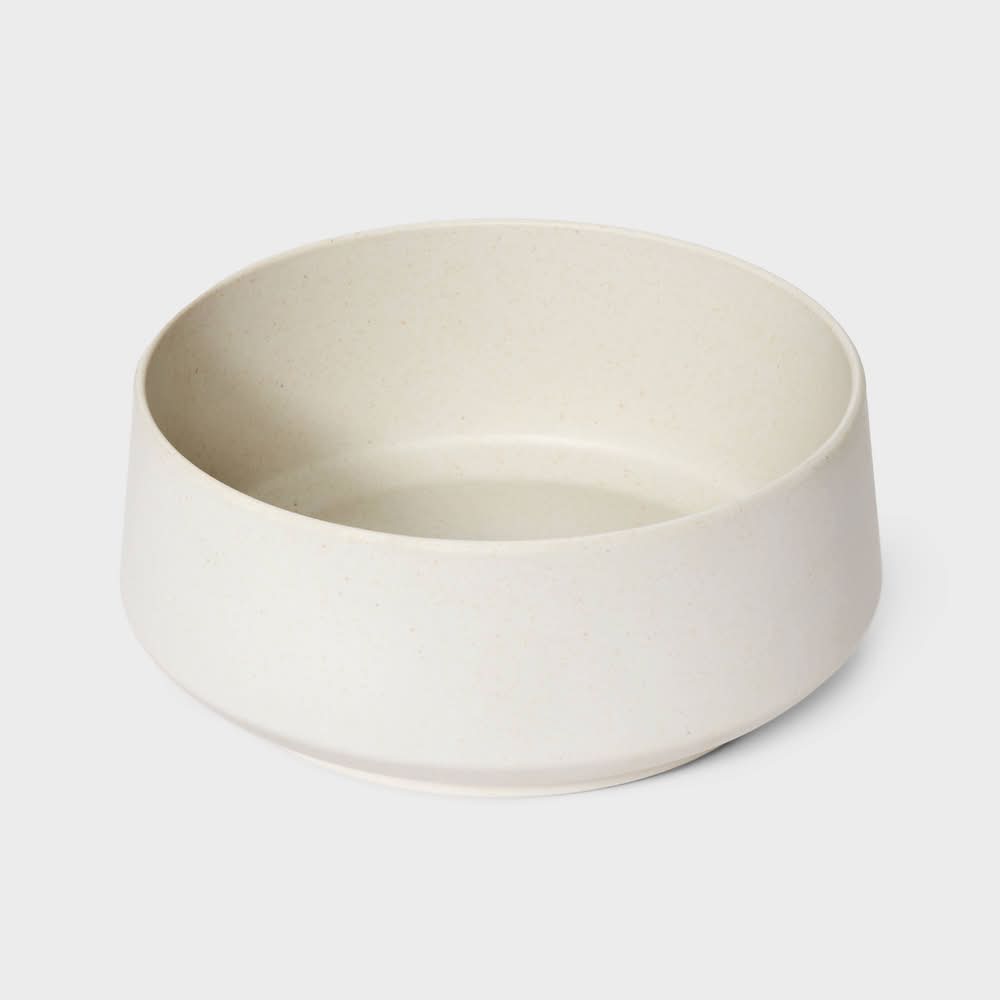 Boots & Barkley Bamboo Melamine Cat & Dog Bowl, Gray